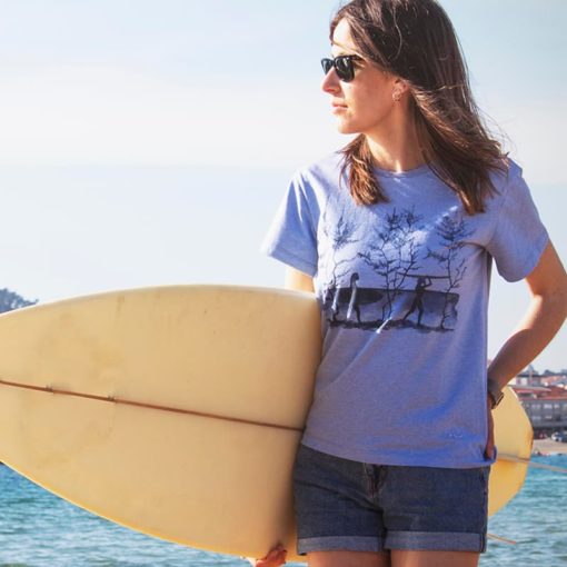 Camiseta Surf mujer