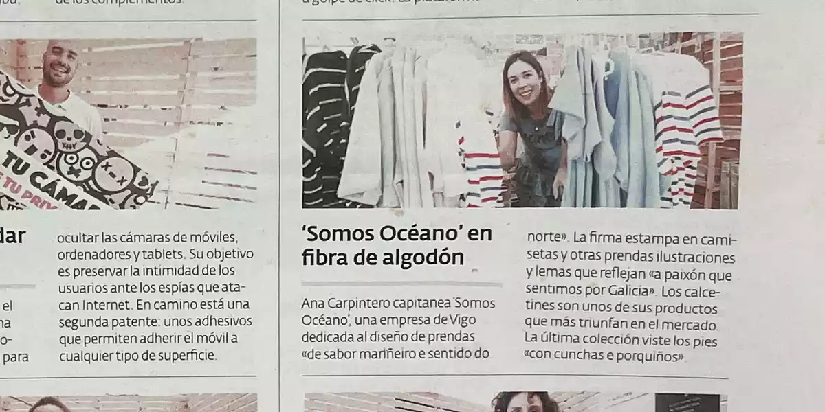 Noticia Diario de Pontevedra sobre SomosOcéano